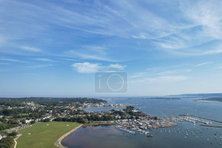 Foto de Vista aérea de Poole Beach City 9-9-23 - Imagen libre de derechos