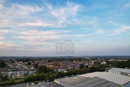 Foto de Vista aérea de Luton City Farley Hills, Inglaterra 7 de septiembre de 2023 - Imagen libre de derechos