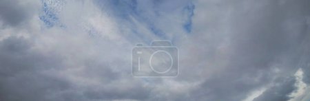 Photo for Panoramic View of Beautiful and Dramatic Sky with Clouds over Luton city of England UK - Royalty Free Image