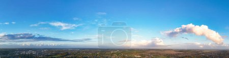 Photo for Aerial View of Luton City of England, UK During Sunset. Captured on October 27th, 2023 - Royalty Free Image