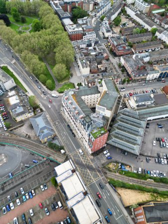 Téléchargez les photos : Aerial View of Southampton Port City of South England Coast, United Kingdom. May 16th, 2024 - en image libre de droit