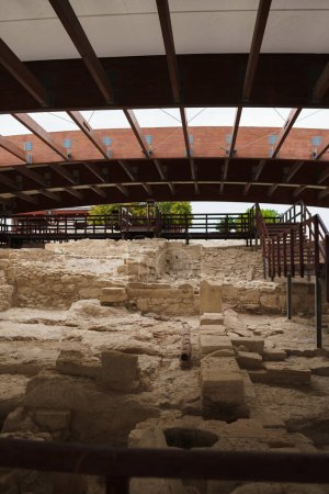 Chypre. Paphos. Musée archéologique en plein air. Tombes des Rois. Parc archéologique.