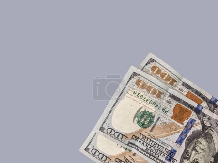 Photo for 100 dollar bill background with room for your own text and graphics. - Royalty Free Image
