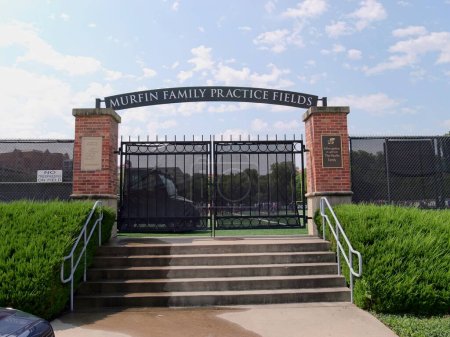 Photo for Lawrence, Kansas - July 17, 2023: University of Kansas - David Booth Kansas Memorial Stadium - Royalty Free Image