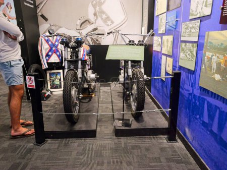 Photo for Topeka, Kansas - July 22, 2023: Evel Knievel Museum in Topeka, KS - Royalty Free Image