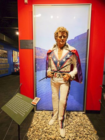 Photo for Topeka, Kansas - July 22, 2023: Evel Knievel Museum in Topeka, KS - Royalty Free Image
