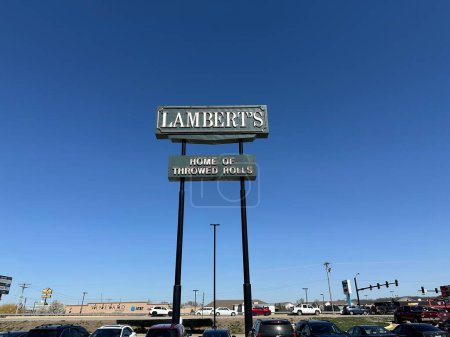 Photo for Ozark, Missouri - March 10, 2024: Lambert's Cafe - Home of the Throwed Rolls - Royalty Free Image