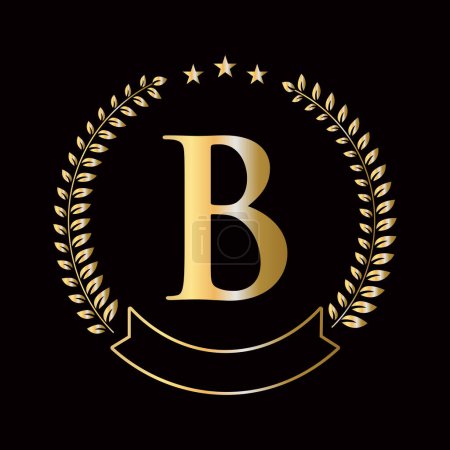 Initial Letter B Logo-Konzept für Bildung, Universität und Akademie-Symbol