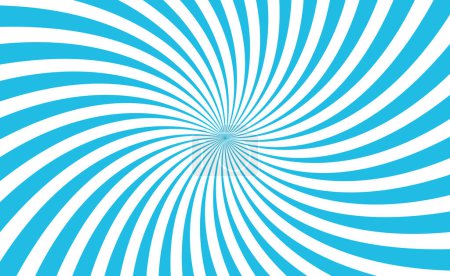 Photo for Blue White Radial Motion Sun Beam Rays Vector Background Illustration - Royalty Free Image