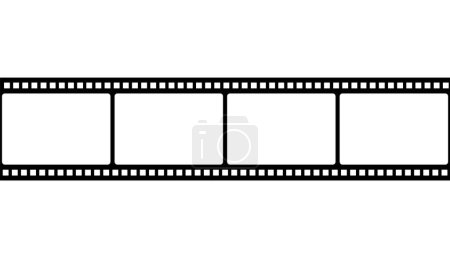 Ilustración de Película Tira de fotos Película Vector negativo Ilustración - Imagen libre de derechos
