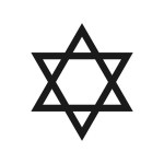 Star Of David Sign Symbol Vector Illustration