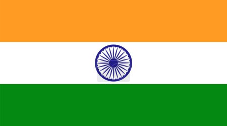 Photo for India Flag National Background Vector Illustration - Royalty Free Image