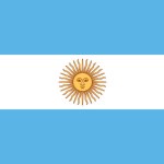 Argentina National Flag Vector Illustration