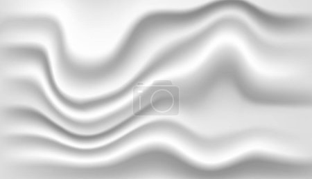 Photo for Realistic Silk Wave Texture Background Vector Illustration - Royalty Free Image