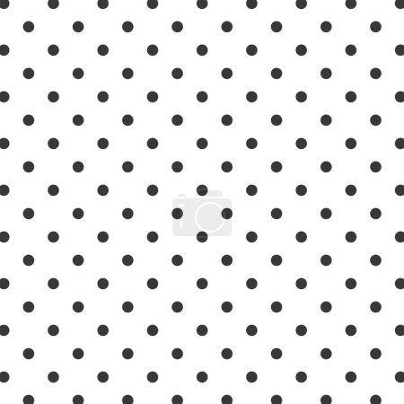 Polka Dot Seamless Pattern Vector Background