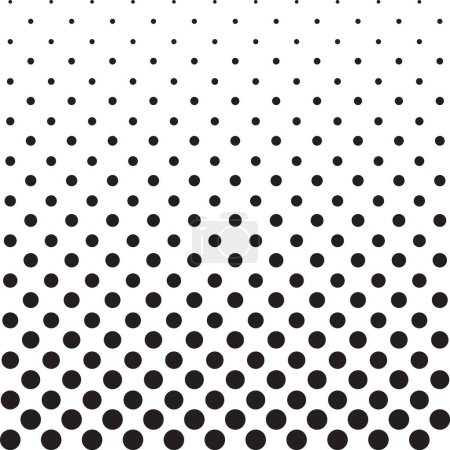 Photo for Halftone Polka Dot Seamless Pattern Background Vector Illustration - Royalty Free Image
