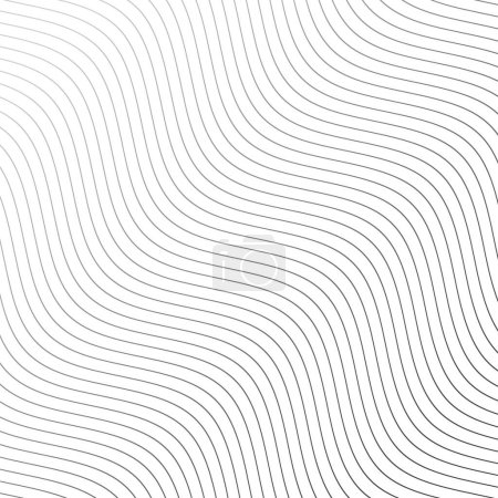 Photo for Wave Lines Seamless Pattern Background Vector Illustration - Royalty Free Image