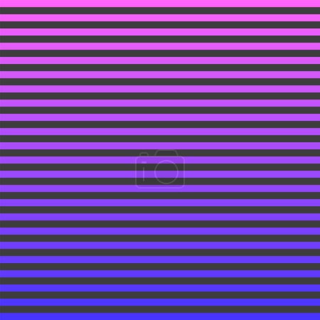 Photo for Horizontal Pink Purple Gradient Stripes Pattern Vector Background - Royalty Free Image
