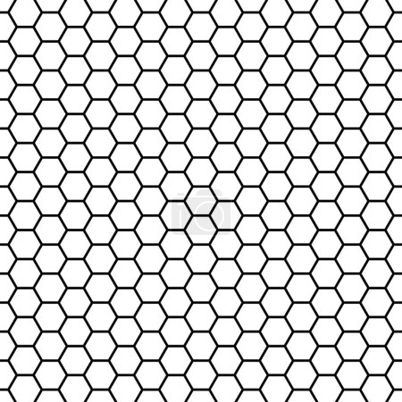 Photo for Honeycomb Polygon Cell Pattern Background Vector Illustration - Royalty Free Image