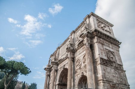 Téléchargez les photos : Arc de Constantin à Rome, Italie - en image libre de droit