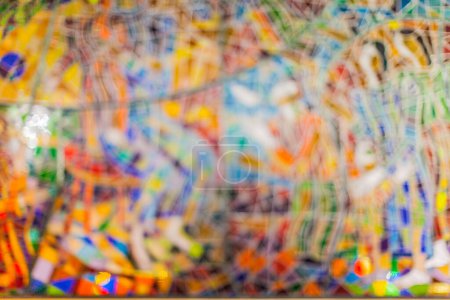 Foto de Lámpara abstracta colorida, primer plano - Imagen libre de derechos