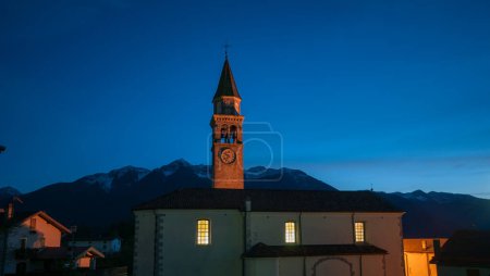 Photo for Scenic view of beautiful historical architecture landscape at night - Royalty Free Image
