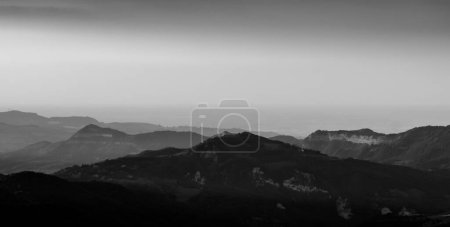 Photo for Mountains  in the fog, nature - Royalty Free Image