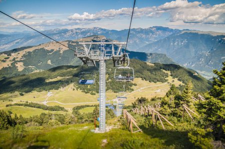 Foto de Alpine cableway, holidays, leisure - Imagen libre de derechos
