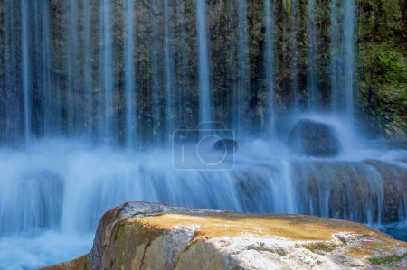 Photo for Flowing water rapid waterfall - Royalty Free Image
