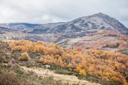 Foto de Montaña y colinas en el otoño - Imagen libre de derechos