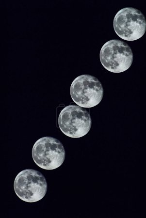 Téléchargez les photos : Mouvement lunaire, phases de lune - en image libre de droit
