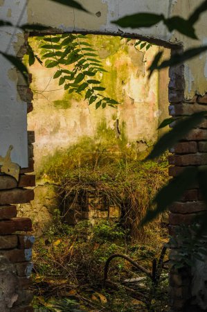 Téléchargez les photos : Bâtiment abandonné ville fantôme - en image libre de droit