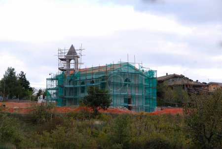 Foto de Foto de la iglesia en construcción - Imagen libre de derechos