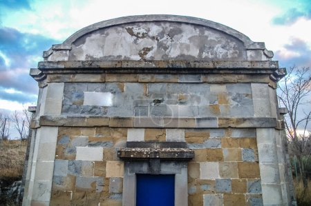 Foto de Antigua fachada de pared de piedra - Imagen libre de derechos