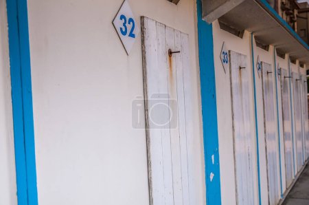 Photo for Cabins of the bathing beach - Royalty Free Image
