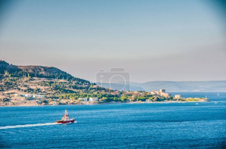 Photo for Strait of Dardanelles, landscape - Royalty Free Image