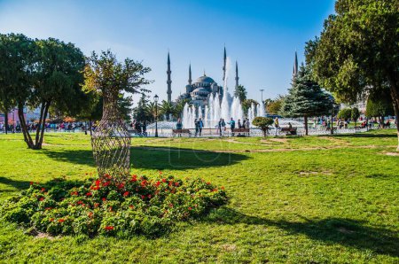 Foto de Mezquita azul en Estambul, l - Imagen libre de derechos