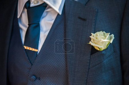 Photo for The groom suit, man's suit - Royalty Free Image