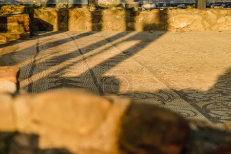 Foto de Civilización romana piso de mosaico - Imagen libre de derechos