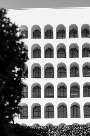 Foto de Coliseo cuadrado, barrio eur, barrio fascista, - Imagen libre de derechos