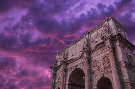 Foto de Arco de Constantino en Roma - Imagen libre de derechos