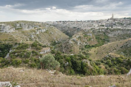 Photo for Afternoon view of Matera from the caves - Royalty Free Image