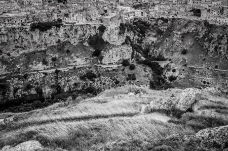 Foto de Foto en blanco y negro de la ciudad vieja de jerusalem - Imagen libre de derechos