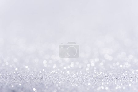 Foto de Fondo de textura de brillo blanco. bokeh abstracto de Navidad. - Imagen libre de derechos
