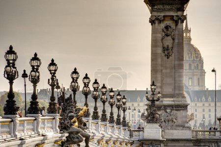 Photo for Paris, France - November 2022 : Historical landmarks in autumn, HDR Image - Royalty Free Image