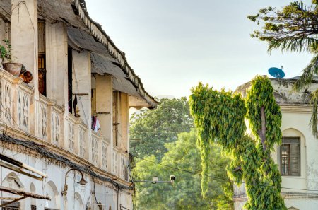 Photo for Stone Town, Zanzibar, Tanzania - January 2023 : Historical landmarks in sunny weather - Royalty Free Image