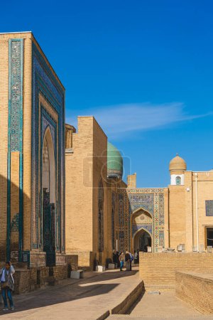 Photo for Samarkand, Uzbekistan - November 2022 : Shah I Zinda Necropolis in sunny weather - Royalty Free Image