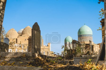 Photo for Samarkand, Uzbekistan - November 2022 : Shah I Zinda Necropolis in sunny weather - Royalty Free Image