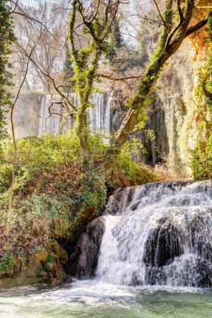 Photo for Scenic view of Monasterio de Piedra Natural Park, Spain - Royalty Free Image