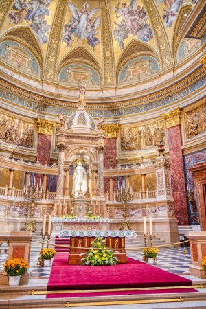 Photo for Budapest, Hungary - November 05, 2022: Interior view of the St. Stephen's Basilica church - Royalty Free Image